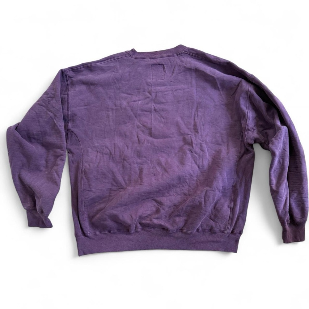 Russell Athletic Men's Crewneck Purple Sweater - Picture 2 of 4